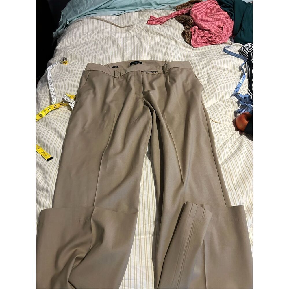 Talbots Heritage Woman 16W Wool Dress Trousers Camel